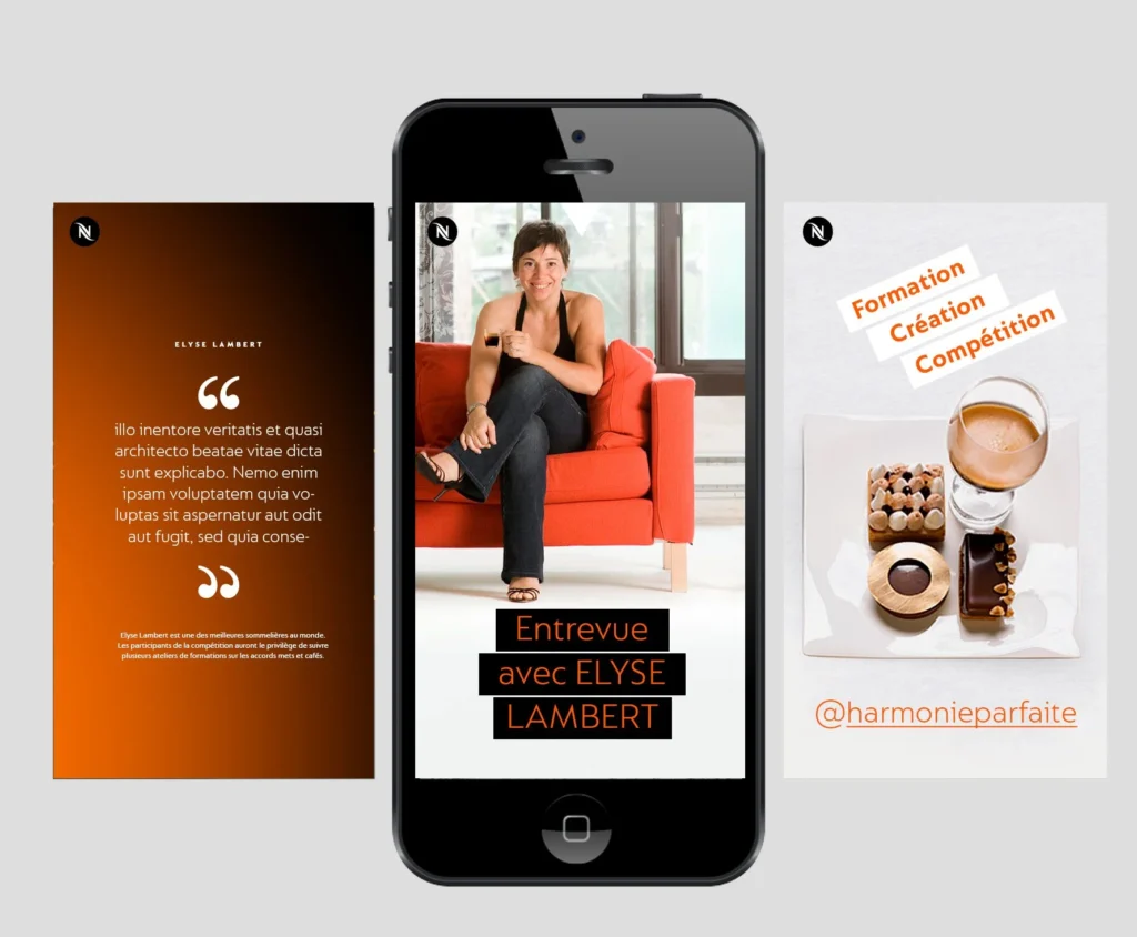 11xxx nespresso cafégourmand digital insta stories 2